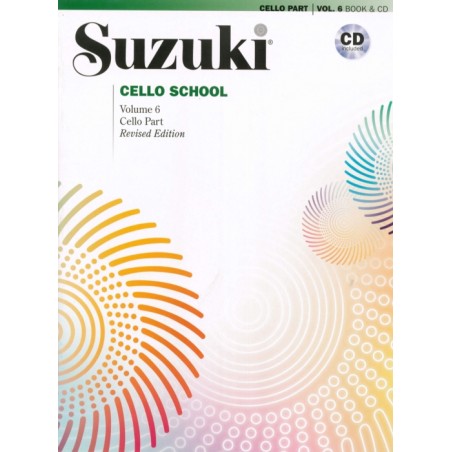 SUZUKI CELLO SCHOOL VOL.6 + CD