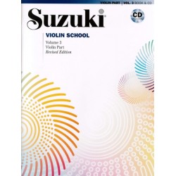 SUZUKI VIOLIN SCHOOL 3 (REVISED EDITION) + CD