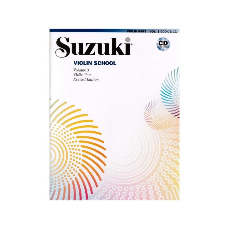 SUZUKI VIOLIN SCHOOL 3 (REVISED EDITION) + CD