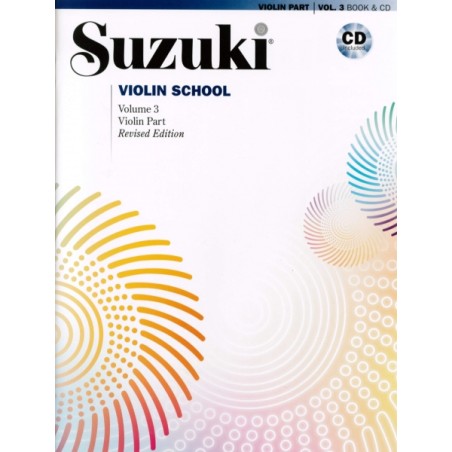 SUZUKI VIOLIN SCHOOL 3 (REVISED EDITION) + CD