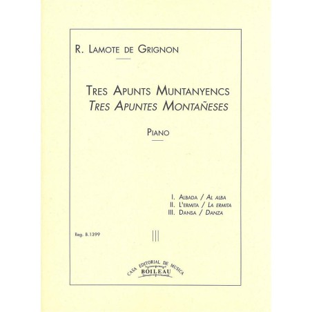 TRES APUNTES MONTAÑESES