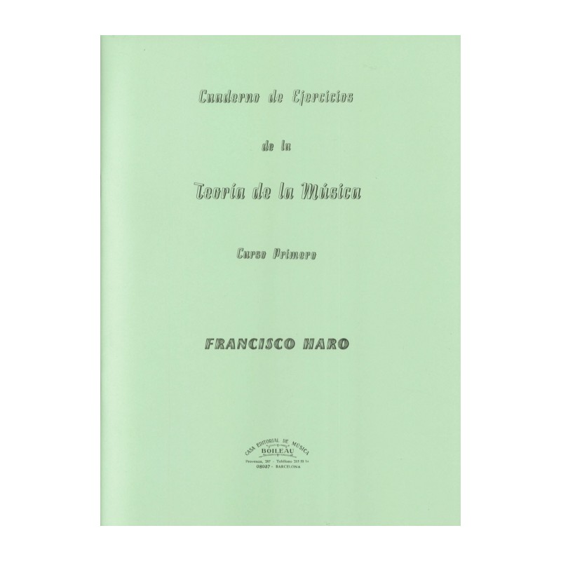 EJERCICIOS TEORIA MUSICA CURSO 1