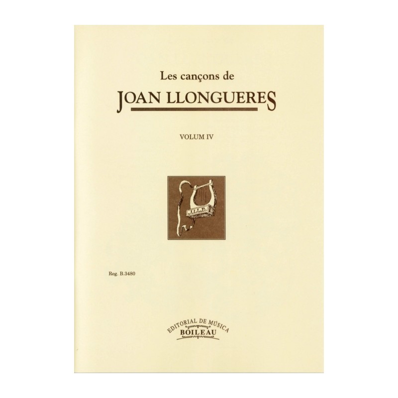 LES CANÇONS DE JOAN LLONGUERES VOL.4 + CD