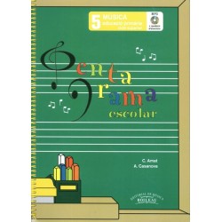 PENTAGRAMA ESCOLAR MUSICA 5