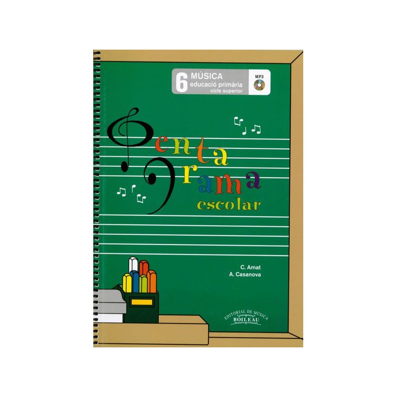PENTAGRAMA ESCOLAR MUSICA 6