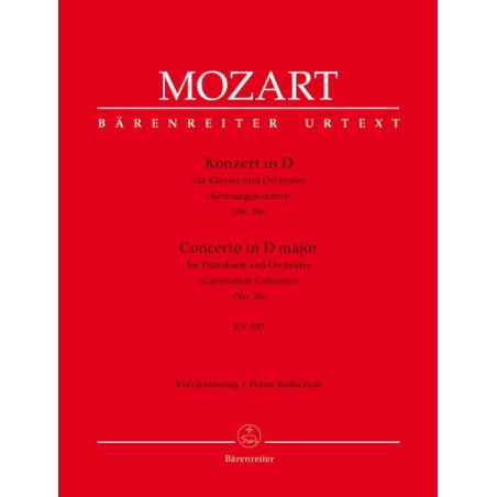 KONZERT 26 IN D KV.537