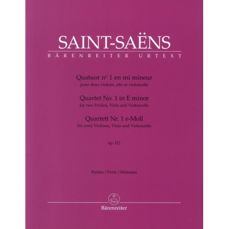 QUARTETT 1 E-MOLL OP.112