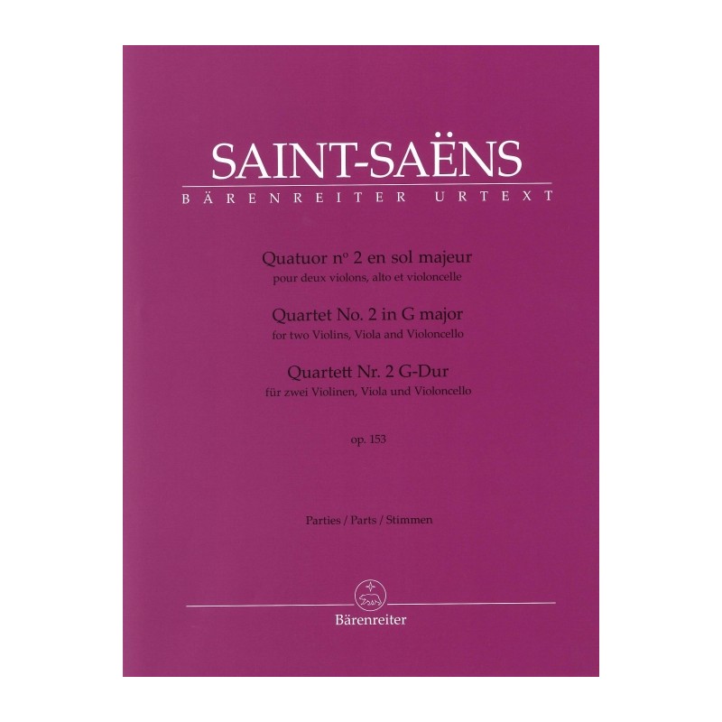 QUARTETT 2 G-DUR OP.153
