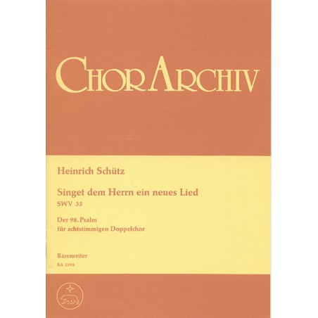 SINGET DEM HERRN EIN NEUES LIED