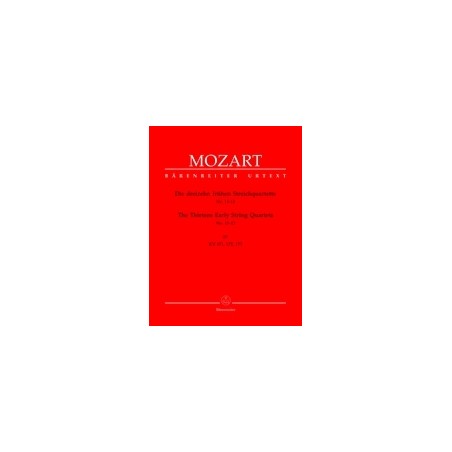 DREIZEHN FRUHE STREICHQUARTETTE 4