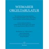 WEIMARER ORGELTABULATUR (BACH MANUSCRIPTS)