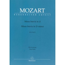 MISSA BREVIS IN D-MINOR KV.65