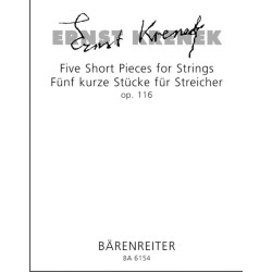 5 SHORT PIECES FOR STRINGS OP.116