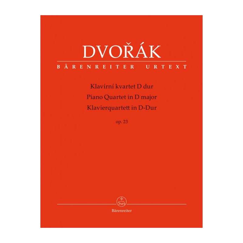 KLAVIERQUARTETT IN D-DUR OP.23