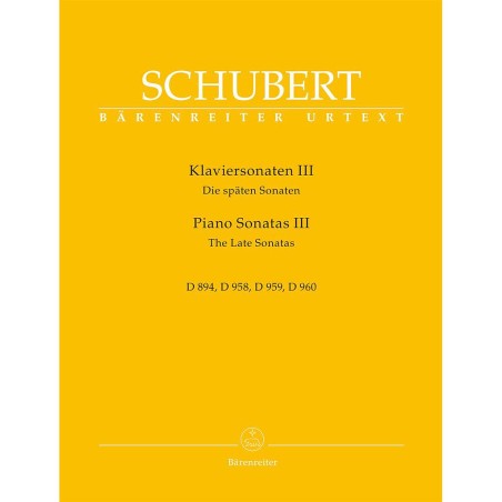 Piano Sonatas III (The Late Sonatas)