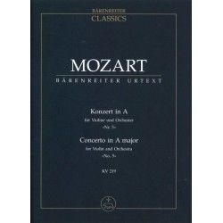 VIOLINKONZERT 5 A-DUR KV.219