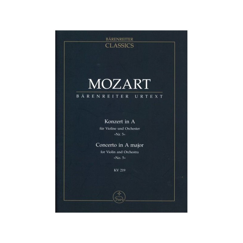 VIOLINKONZERT 5 A-DUR KV.219
