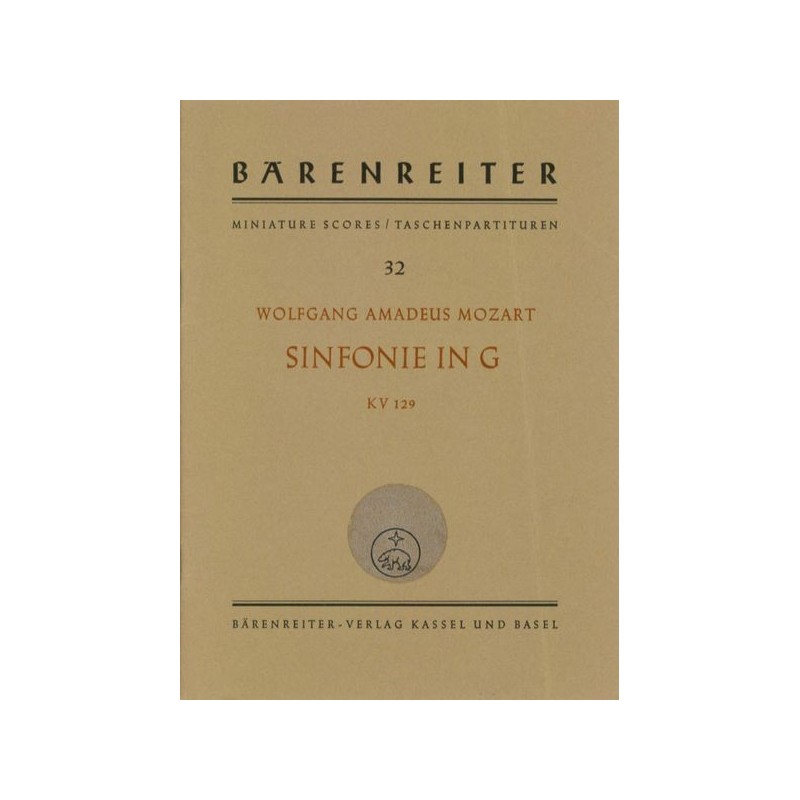 SINFONIE G-DUR KV.129