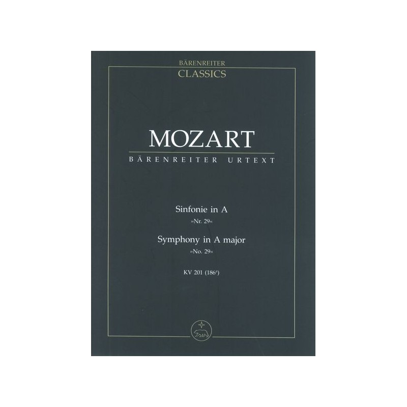 SINFONIA 29 LA M KV.201