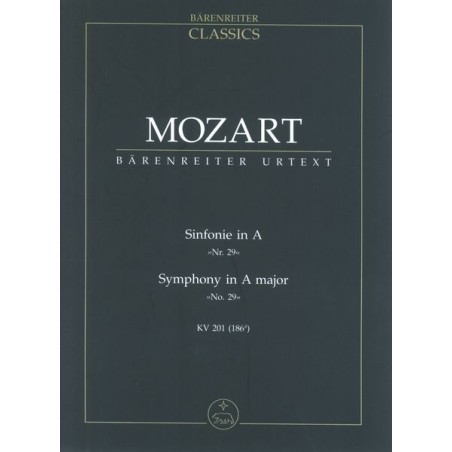 SINFONIA 29 LA M KV.201