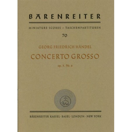 CONCERTO GROSSO OP.3/6