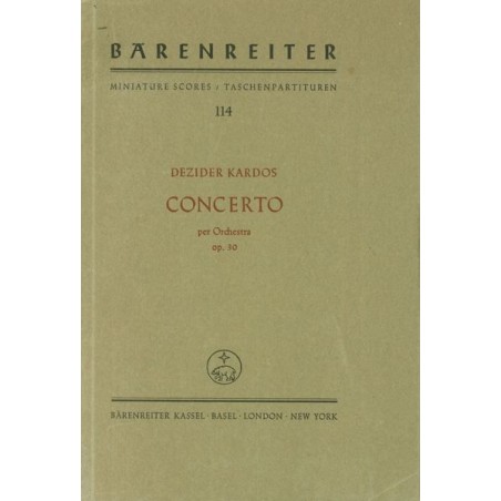 CONCIERTO OP 30