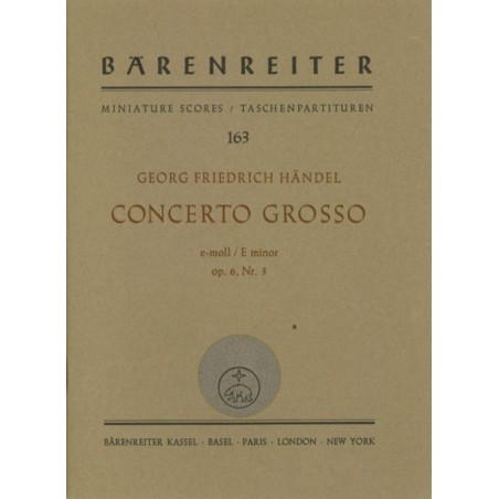 CONCERTO GROSSO E-MOLL OP.6/3