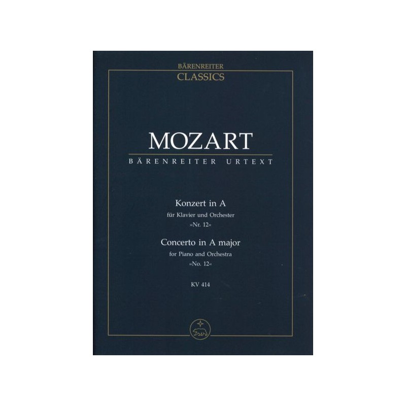 KLAVIERKONZERT 12 A-DUR KV.414