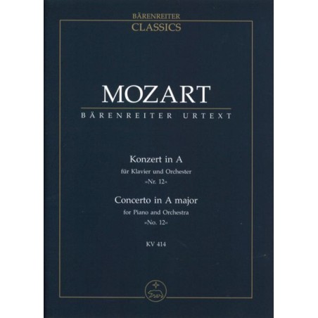 KLAVIERKONZERT 12 A-DUR KV.414