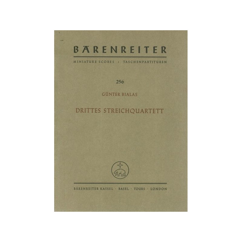 STREICHQUARTETT DRITTES
