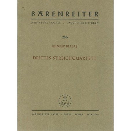 STREICHQUARTETT DRITTES