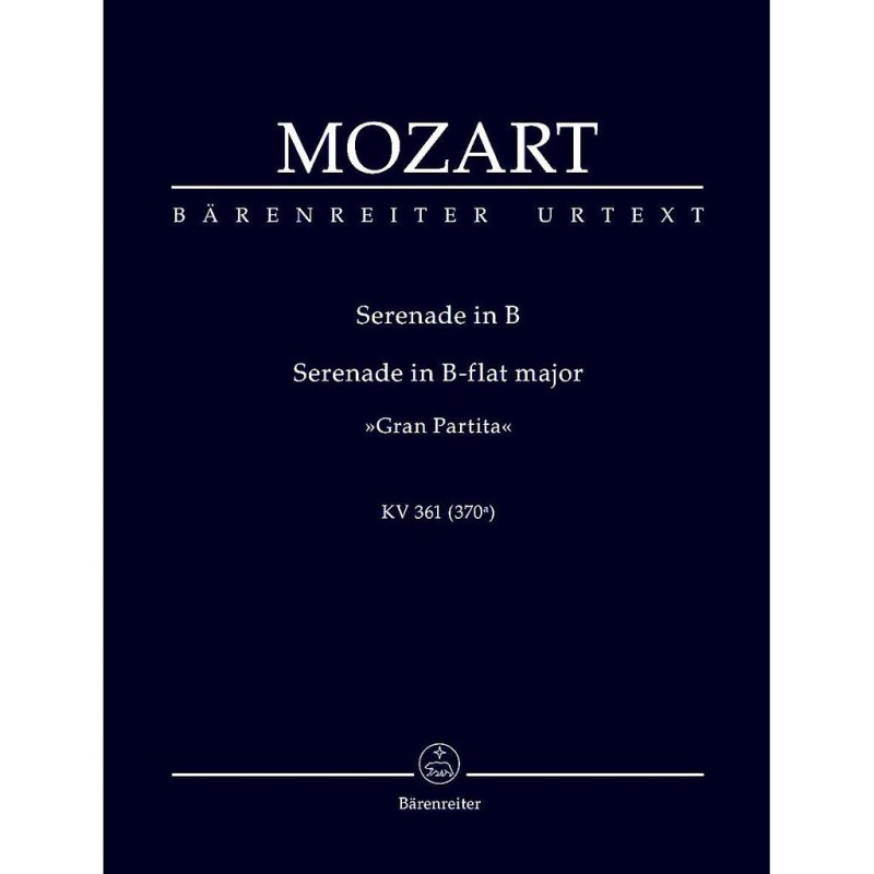 SERENADE IN B KV.361 "GRAN PARTITA"