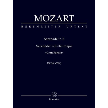 SERENADE IN B KV.361 "GRAN PARTITA"