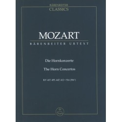 DIE HORNKONZERTE KV.417,495,447,412+514