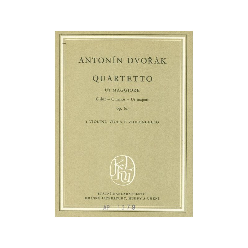 QUARTETTO OP 61 C DUR