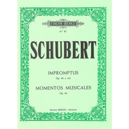 IMPROMPTUS OP.90 Y OP.142 / MOMENTOS MUSICALES OP.