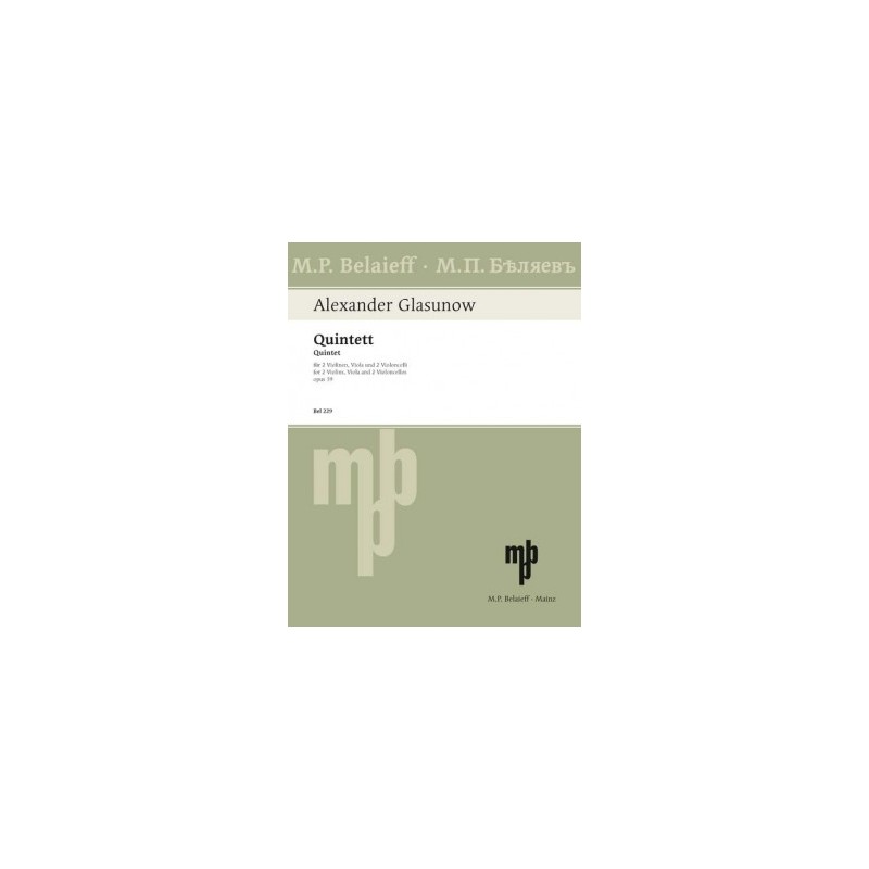 QUINTETT A-DUR OP.39