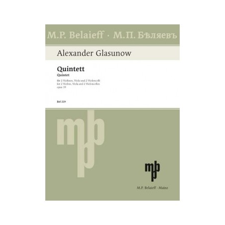 QUINTETT A-DUR OP.39
