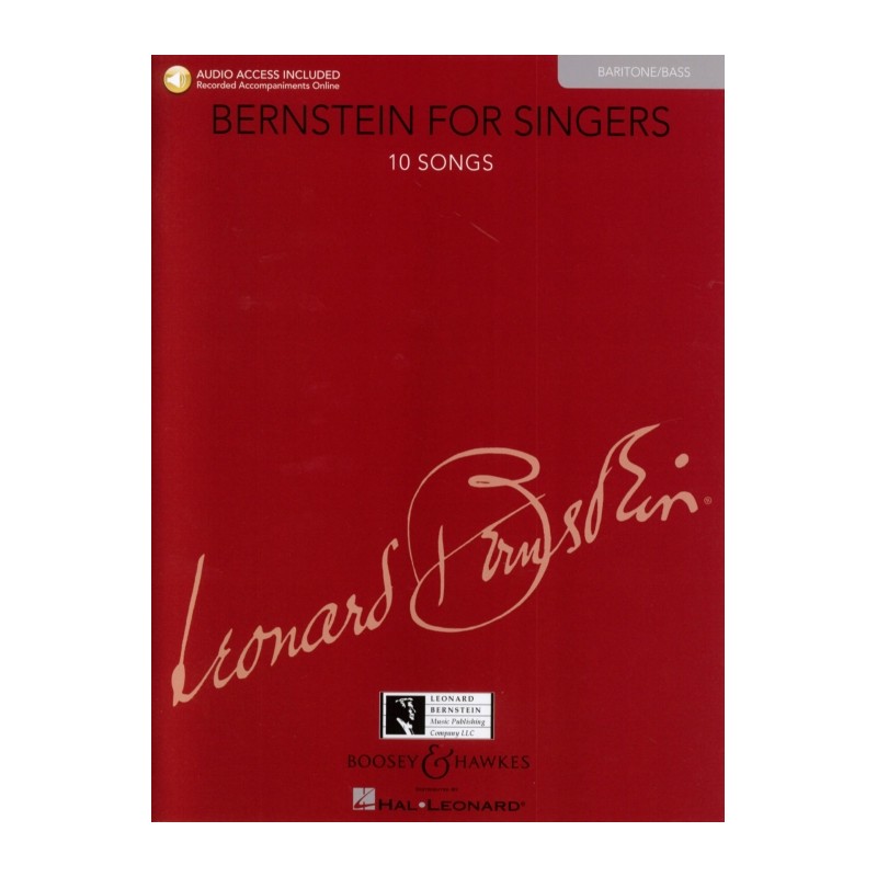 BERNSTEIN FOR SINGERS (BARITONE/BASS)