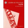 LEARN AS YOU PLAY FLUTE