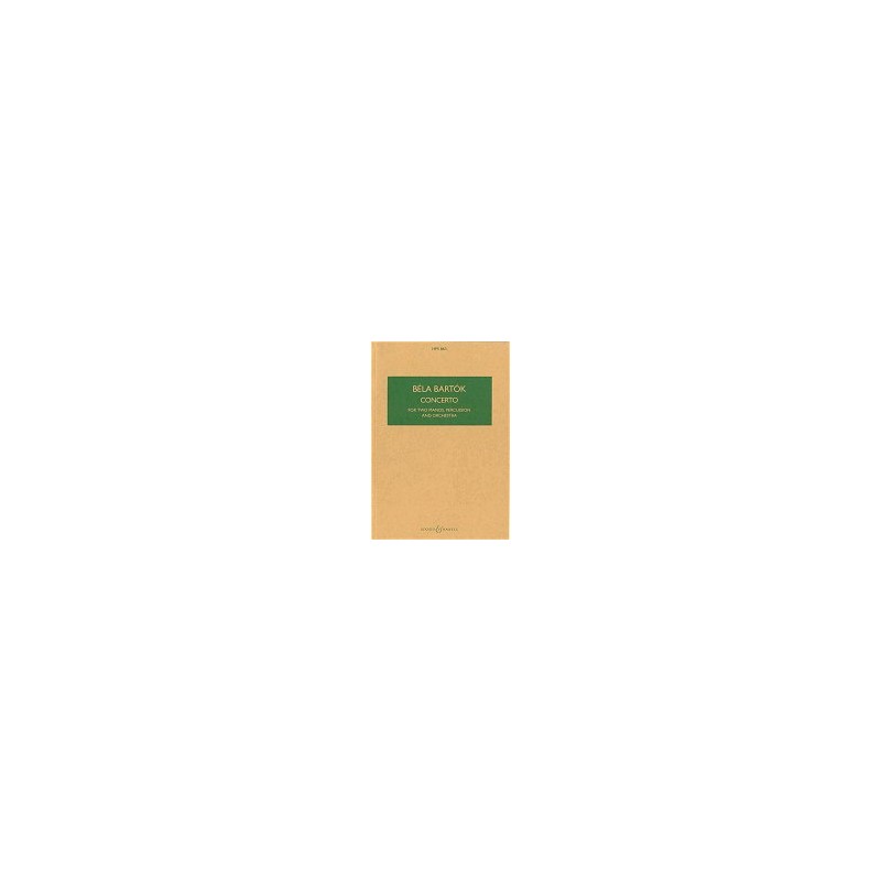 CONCERTO FOR 2 PIANOS-PERCUSSION-ORCHEST