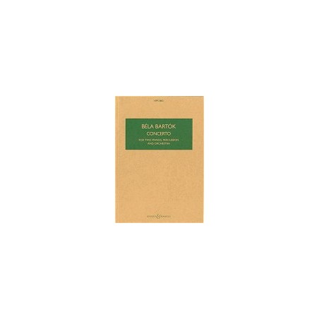 CONCERTO FOR 2 PIANOS-PERCUSSION-ORCHEST