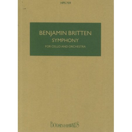 SYMPHONY FOR CELLO AND ORCHESTRA