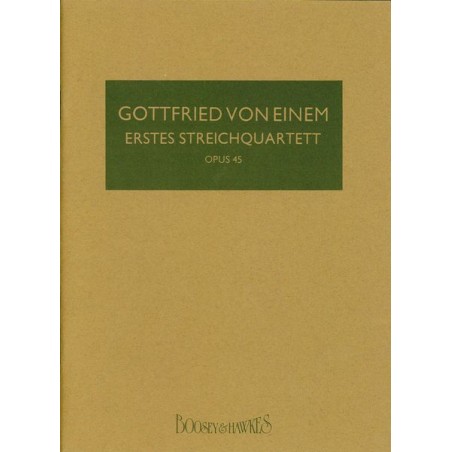 ERSTES STREICHQUARTETT OP 45