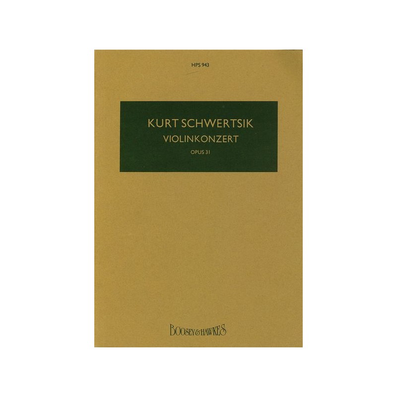 VIOLINKONZERT OP 31