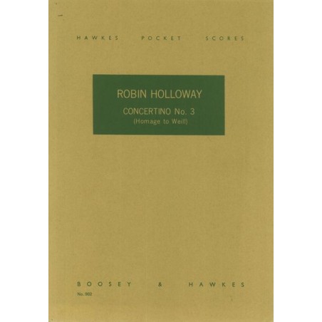 CONCERTINO Nº3 HOMAGE TO WEILL