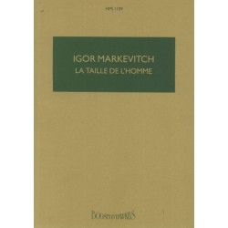 LA TAILLE DE L'HOMME