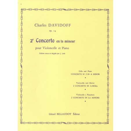 2º CONCERTO EN LA MINEUR OP.14