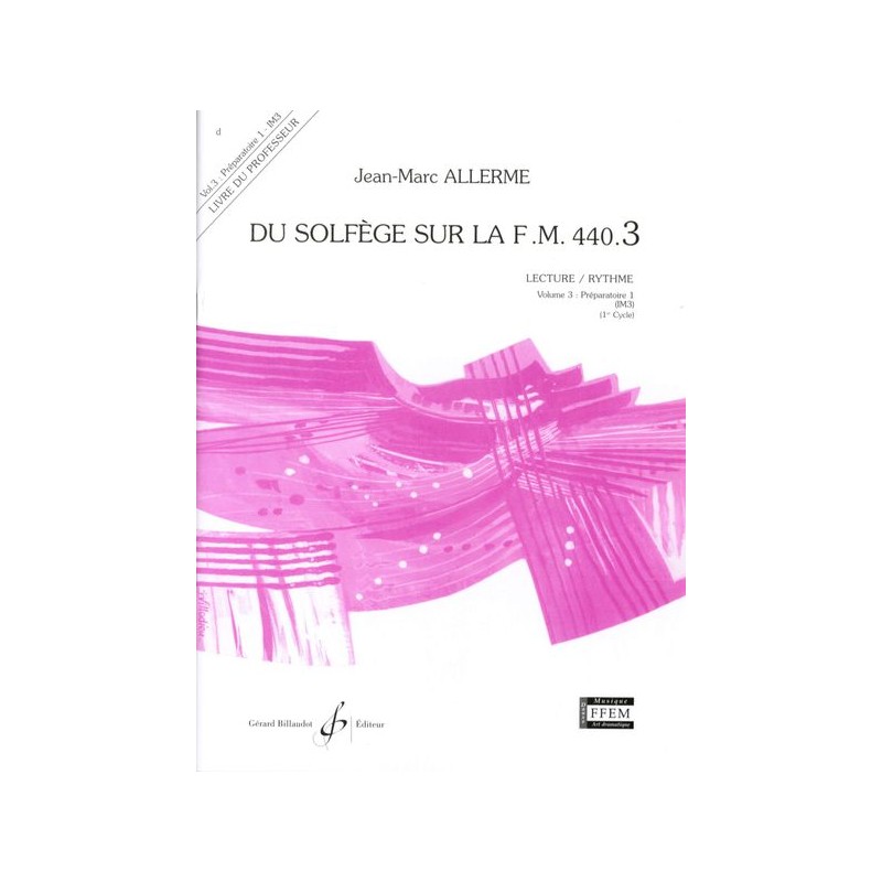 DU SOLFEGE SUR LA FM.440.3 (LECTURE/RYTHME) PROFE