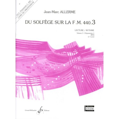 DU SOLFEGE SUR LA FM.440.3 (LECTURE/RYTHME) PROFE